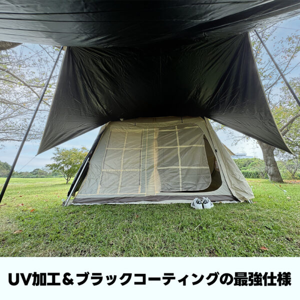 キャンプ 簡単 ワンタッチテント UV加工 自立式 自動 asobimonster